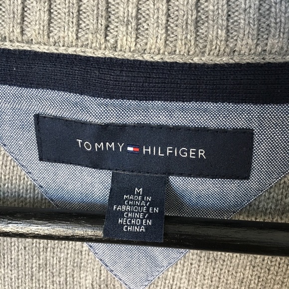 SOLD Tommy Hilfiger Striped Zip Up Sweater - Picture 4 of 8